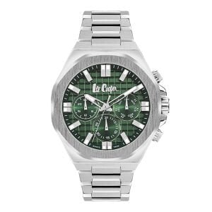 Lee Cooper Yeşil Kadran Erkek Kol Saati,  46mm, Paslanmaz Çelik, 5ATM