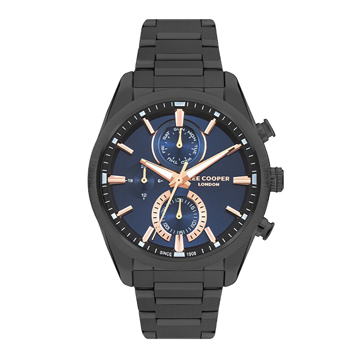 Lee Cooper kol saati, 46 Mm, Paslanmaz Çelik, 5 ATM