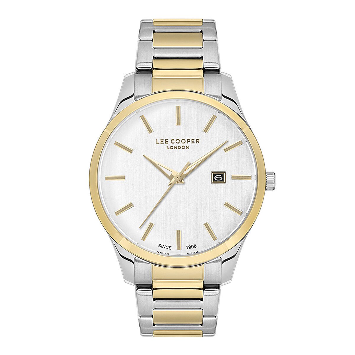 Lee Cooper Silver Kordon Erkek Kol Saati 45 mm 5 ATM Su Geçirmez