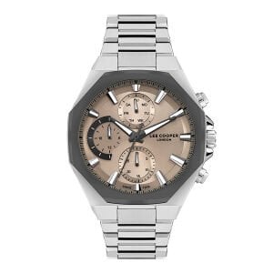 Lee Cooper 44 mm Gümüş Erkek Kol Saati 5 ATM Su Geçirmez