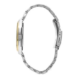 Lee Cooper Gümüş Kordon Yeşil Kadran Erkek Kol Saati – 5 ATM