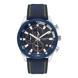 Lee Cooper Lacivert Deri Kordon Erkek Kol Saati 45mm – Mineral Cam