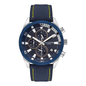 Lee Cooper Lacivert Deri Kordon Erkek Kol Saati 45mm – Mineral Cam