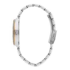 Lee Cooper Kadın Kol Saati – Gümüş & Altın Kordon, 36 mm, 3 ATM