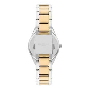 Lee Cooper Kadın Kol Saati – Gümüş & Altın Kordon, 36 mm, 3 ATM