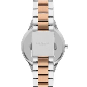 Lee Cooper 38 mm Gümüş & Pembe Altın Kordon Kadın Kol Saati – 5 ATM