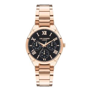 Lee Cooper Rose Gold Kadın Kol Saati – 36 mm, 3 ATM
