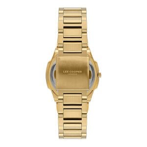 Lee Cooper Altın Renk Metal Kordon Kadın Kol Saati – 31 mm, 3 ATM, Mineral Cam