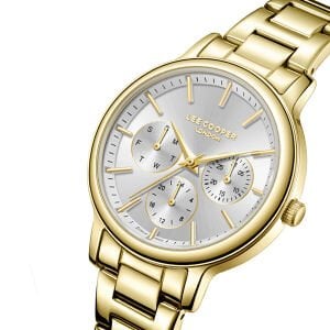 LE COOPER Gold Kordon Kadın Kol Saati – 35 mm, 3 ATM