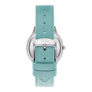 LE COOPER Mavi Deri Kordon Kadın Kol Saati – 36 mm, 3 ATM