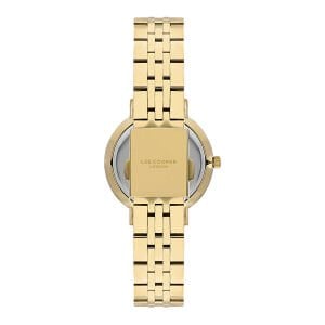 LE COOPER Gold Kordon Kadın Kol Saati – 34 mm, 3 ATM