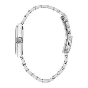 LE COOPER Gümüş Pembe Altın Kordon Kadın Kol Saati – 34 mm, 3 ATM