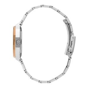 Lee Cooper Kahverengi Kadran Gümüş Metal Kol Saati – 3 ATM, Mineral Cam