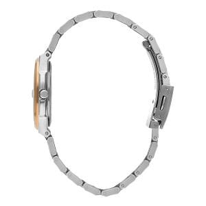 Lee Cooper Kadın Kol Saati – Beyaz Kadran, Gümüş / Pembe Altın, 31 mm, 3 ATM