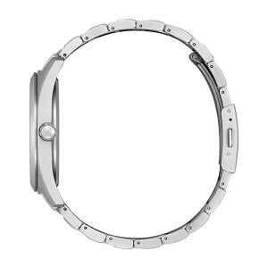 Citizen Erkek Kol Saati – 41.5 mm, Mavi Kadran, Gümüş Kordon, 5 ATM