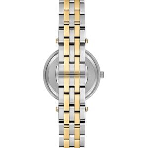 Essence Kadın Kol Saati 30 mm Paslanmaz Hasır Kordon Beyaz Kadran Gümüş Altın