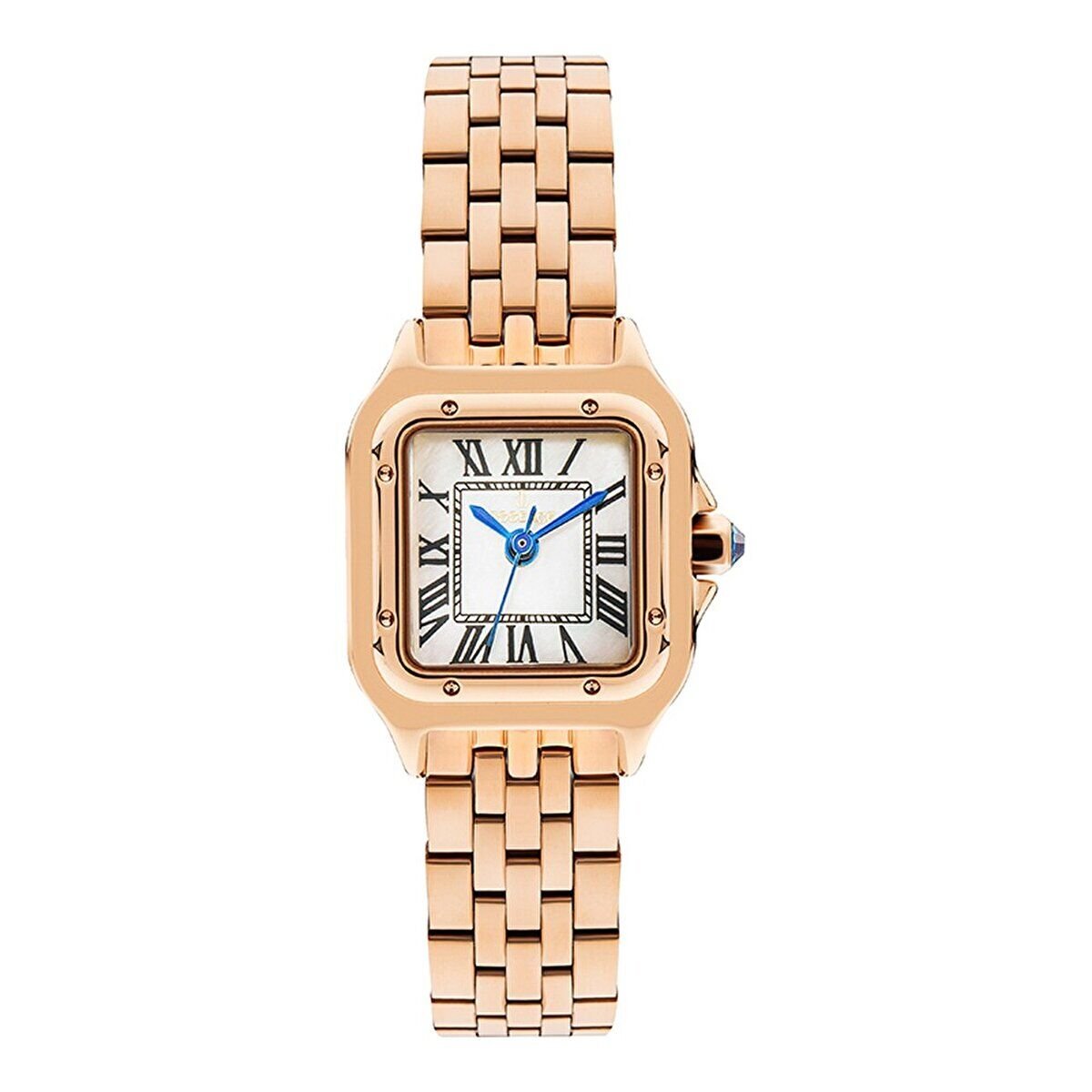 Essence Kadın Kol Saati Rose Gold Paslanmaz Çelik Kordon Beyaz Kadran 5ATM