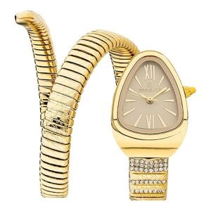 Essence Kadın Kol Saati Gold Renk Kordon Krem Kadran Paslanmaz Çelik 5 ATM