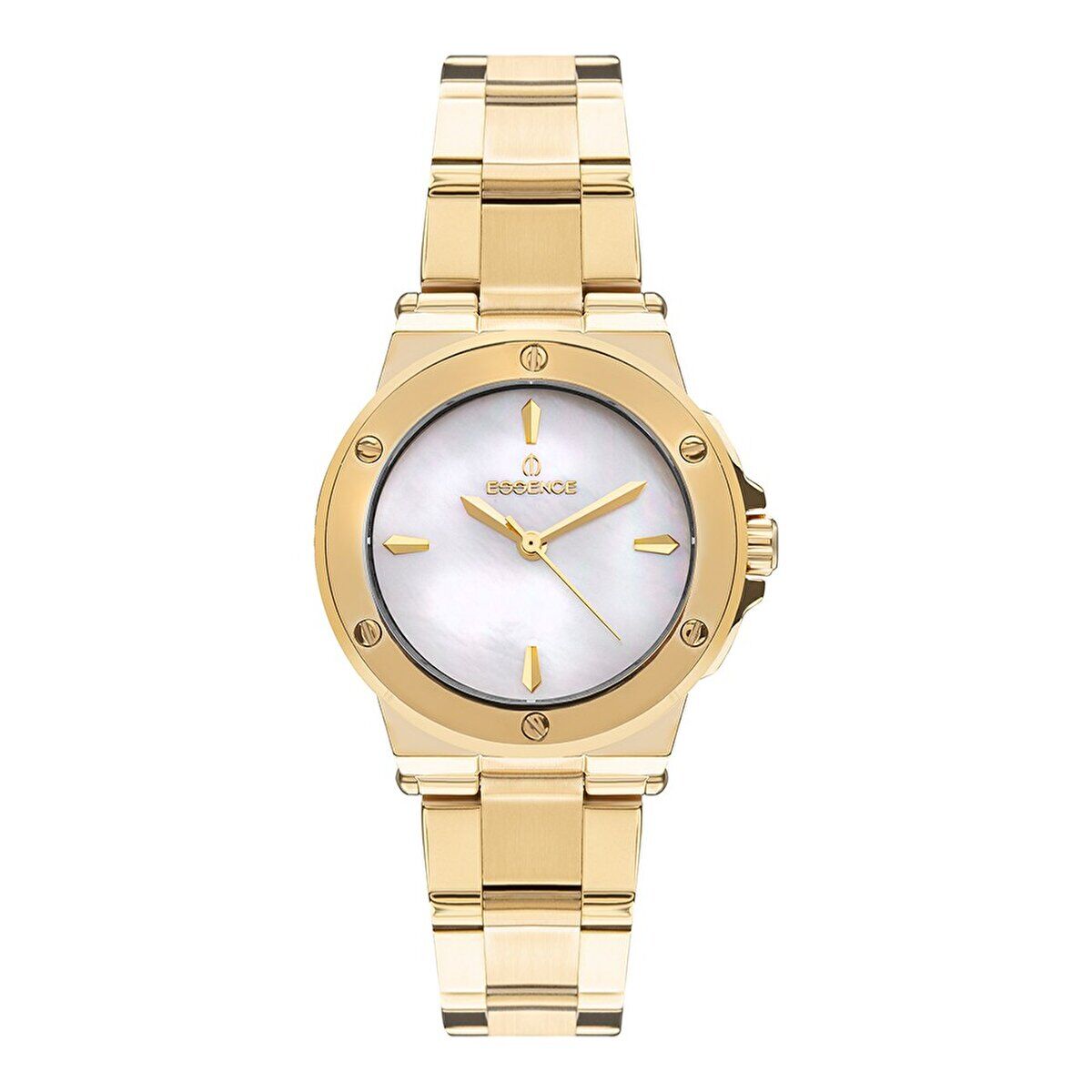 Essence Kadın Kol Saati – Gold Kordon, Beyaz Kadran