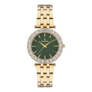 Essence Gold Kordon Beyaz Taşlı Kadran Kadın Kol Saati