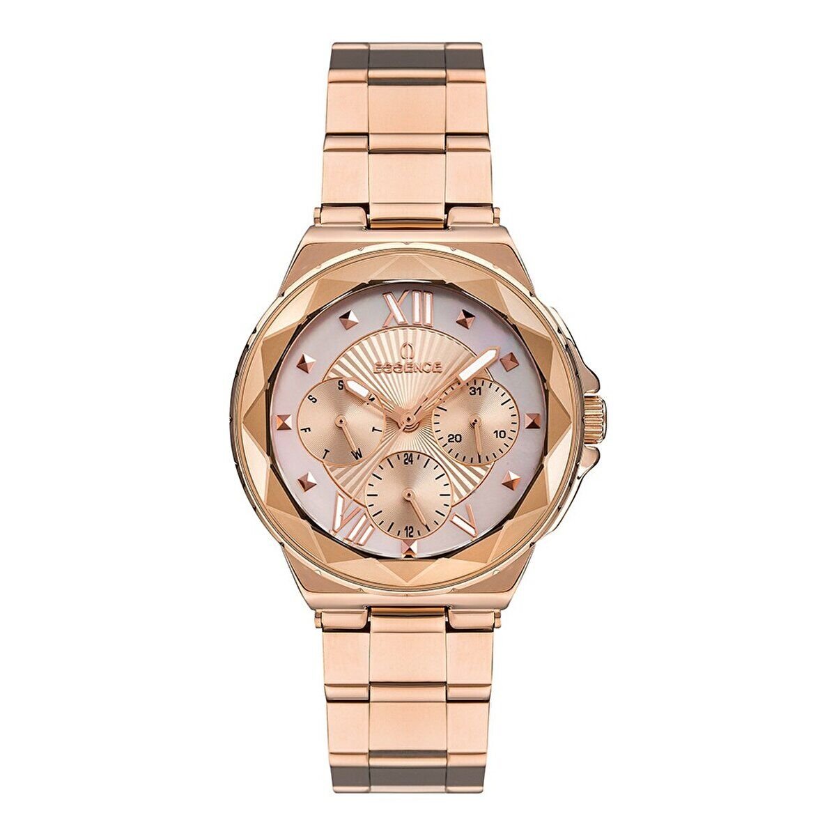 Essence Kadın Kol Saati 35 mm Rose Kadran Rose Kordon 5 ATM