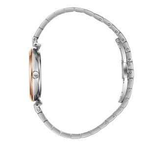 Beverly Hills Polo Club Kadın Kol Saati Rose Gold Silver Kordon Beyaz Kadran Safir Kaplamalı Cam