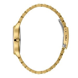 Beverly Hills Polo Club Kadın Kol Saati 34 mm Beyaz Kadran Gold Kordon 5 ATM