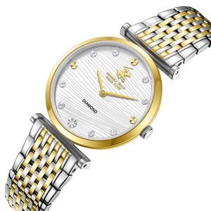 Beverly Hills Polo Club Kadın Kol Saati 30 mm Silver Gold Kordon 3 ATM