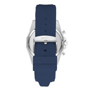 Slazenger Erkek Kol Saati 45 mm Lacivert Kadran Lacivert Silikon Kordon 5 ATM