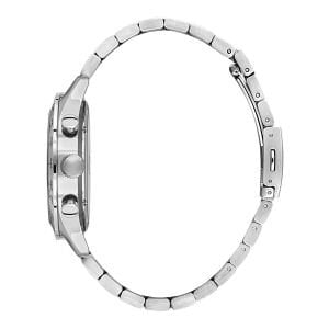 Slazenger Erkek Kol Saati 43 mm Yeşil Kadran Gold Gümüş Metal Kordon 5 ATM