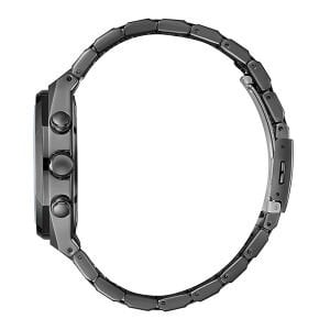 Slazenger Erkek Kol Saati 43 mm Siyah Kadran Siyah Kordon 5 ATM