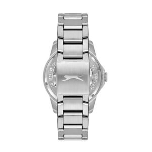 Slazenger Otomatik Erkek Kol Saati 44 mm Yeşil Kadran Metal Kordon 5 ATM