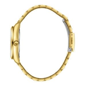 Slazenger Kadın Kol Saati – Altın Kordon, Altın Kadran, 3 ATM, Mineral Cam