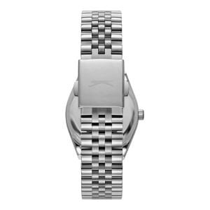 Slazenger Kadın Kol Saati – Gümüş Kordon, Koyu Yeşil Kadran, 3 ATM, Mineral Cam