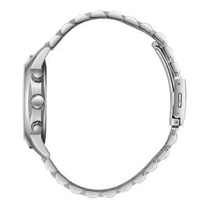 Slazenger Erkek Kol Saati – 43 mm, Rose Gold Metal Kordon, Gümüş Kadran, 10 ATM