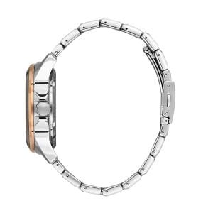 Slazenger Erkek Kol Saati – 43 MM, Gümüş Metal Kordon, 10 ATM