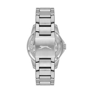 Slazenger Erkek Kol Saati – 43 MM, Gümüş Metal Kordon, 10 ATM