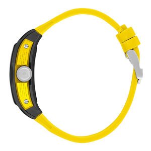 Quantum Otomatik Erkek Kol Saati 46 MM Sarı Silikon Kordon 5 ATM