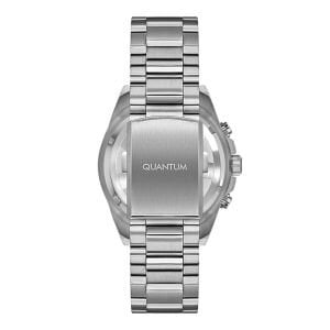 Quantum Erkek Kol Saati 45 MM Metal Kordon Kırmızı Kadran Safir Cam 10 ATM