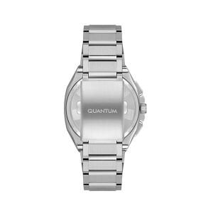 Quantum Erkek Kol Saati 44 MM Mavi Kadran Metal Kasa Metal Kordon 10 ATM