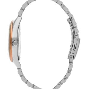 Slazenger Kadın Kol Saati 34 MM Sedef Kadran Silver Gold Kordon 3 ATM