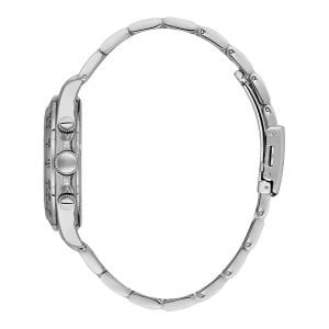 Beverly Hills Polo Club Erkek Kol Saati Silver Çelik Kordon Siyah Gümüş Kadran Seramik Safir Kaplamalı Cam 10 ATM 42 MM