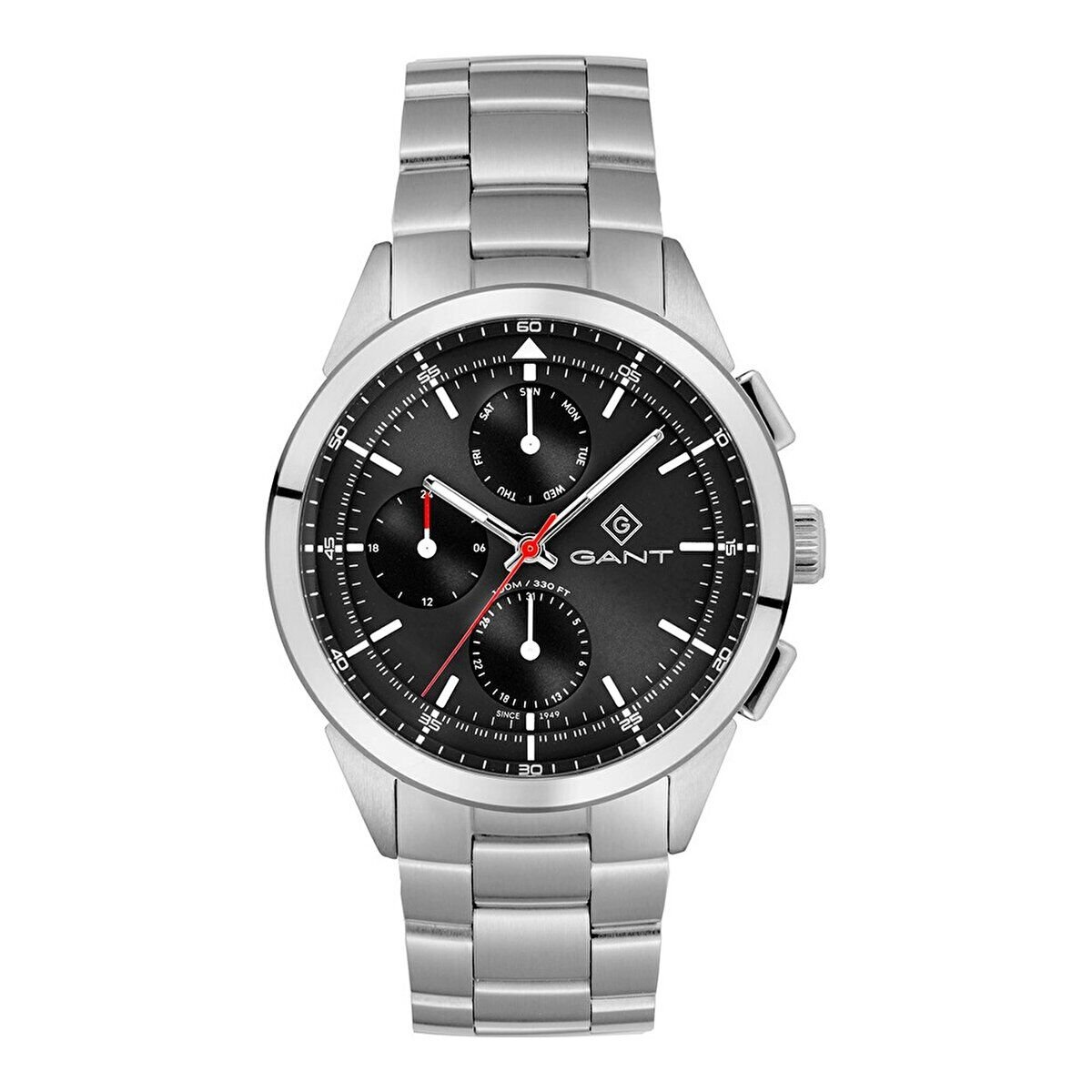 GANT Erkek Kol Saati 42 MM Siyah Kadran Metal Kordon 10 ATM