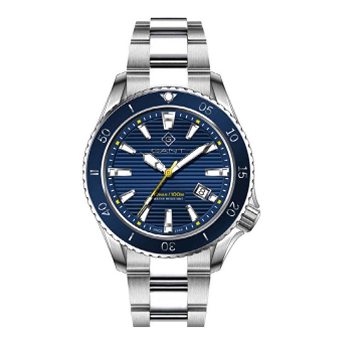 GANT Erkek Kol Saati 45 MM Mavi Kadran Metal Kordon 10 ATM