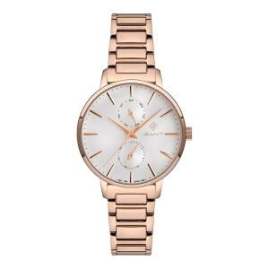 Gant Kadın Kol Saati Rose Gold Kordon Beyaz Kadran 36 MM 5 ATM