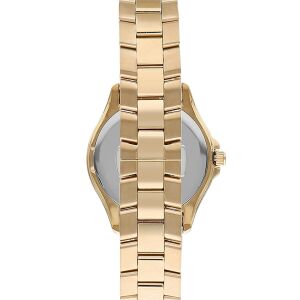 Wainer Kadın Kol Saati 33 MM Taşlı Bronz Kadran Altın Kordon 5 ATM