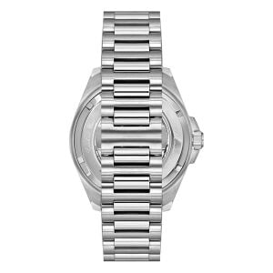 Wainer Otomatik Erkek Kol Saati 44 MM Mavi Kadran Metal Kordon 10 ATM