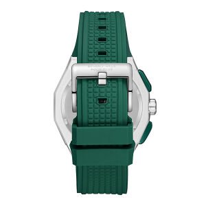 Beverly Hills Polo Club Erkek Kol Saati Koyu Yeşil Silikon Kordon Koyu Yeşil Kadran 45MM Seramik Cam 10 ATM
