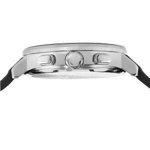 Beverly Hills Polo Club Erkek Kol Saati Siyah Silikon Kordon Gri Siyah Kadran Gümüş Kasa 42MM Safir Kaplama Seramik Cam 10 ATM