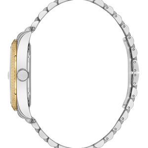 Beverly Hills Polo Club Erkek Kol Saati Koyu Yeşil Kadran Silver-Gold Metal Kordon 41MM Seramik Safir Kaplamalı Cam 10 ATM Takvimli